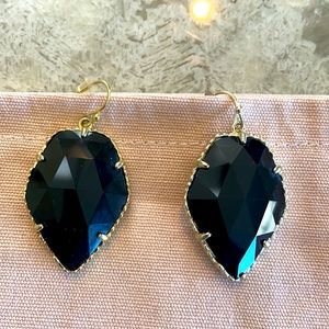 Kendra Scott black drop earrings medium